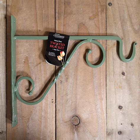 wilko metal brackets|Samuel Alexander Heavy Duty Metal 35cm Sage Green Twisted .